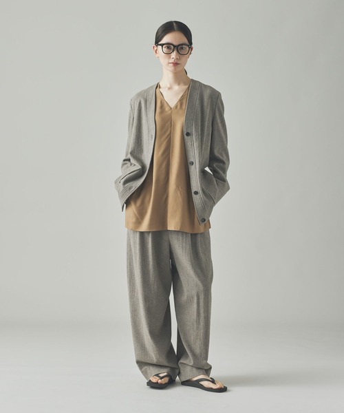 カレンソロジー　シルキーキュプラブラウス Curensology（カレンソロジー） ブラウス シャツ /キュプラツイル2WAY