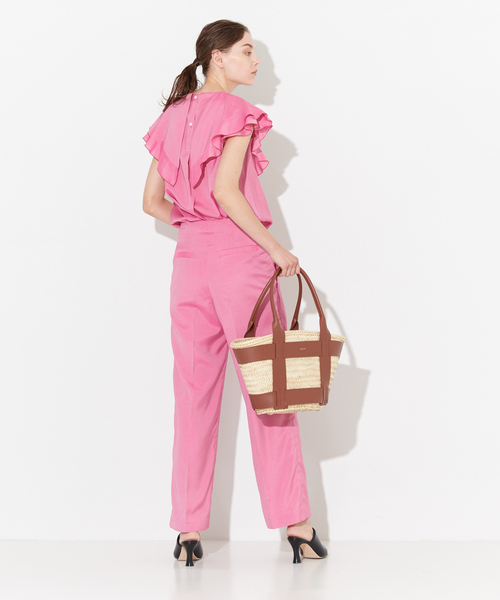 DESIGNWORKS(デザインワークス)の「レーヨン/アセテートワイドパンツ(その他パンツ・レディース・ピンク/ブラック・36/34/38)」の21枚目の写真