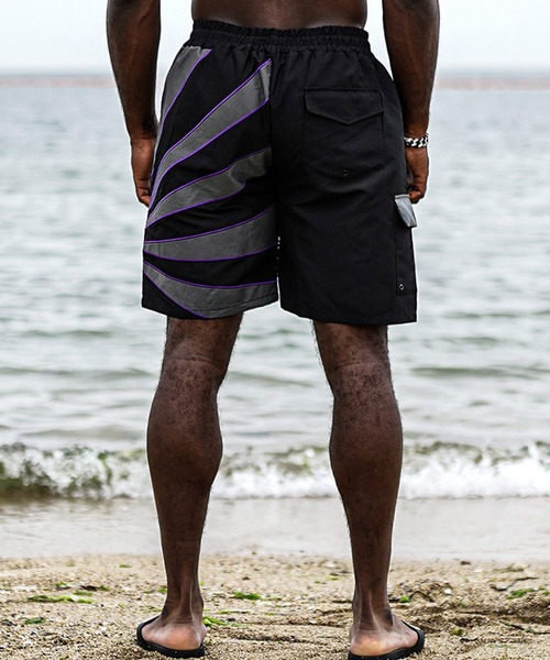 Flag Swim Shorts 水着 メンズ ショーツ ハーフパンツ（水着
