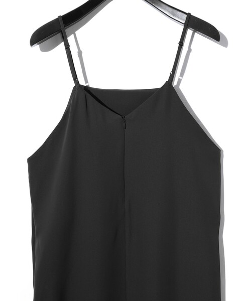 MIDIUMISOLID(ミディウミソリッド)の「MIDIUMISOLID for Ladies 2WAYキャミソールワンピース(ワンピース・レディース・ブラック/チャコールグレー・FREE)」の20枚目の写真