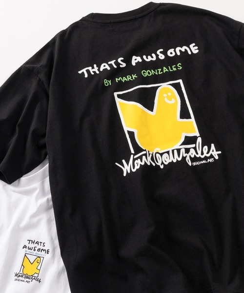 Mark Gonzales(マーク・ゴンザレス)の「【90】【MarkGonzales/マークゴンザレス】バックプリント アートグラフィック アソート Tシャツ ワンポイント オーバーサイズ(Tシャツ/カットソー・メンズ・グレー系1/ブラック系1/ブラック系3/ホワイト系4/ホワイト系1/ホワイト系2/グレー系2/グレー系3/グレー系4/ブラック系2/ホワイト系3/ブラック系4・M/L)」の9枚目の写真