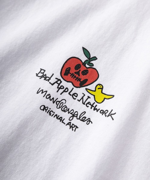 Mark Gonzales(マーク・ゴンザレス)の「【90】【MarkGonzales/マークゴンザレス】バックプリント アートグラフィック アソート Tシャツ ワンポイント オーバーサイズ(Tシャツ/カットソー・メンズ・グレー系1/ブラック系1/ブラック系3/ホワイト系4/ホワイト系1/ホワイト系2/グレー系2/グレー系3/グレー系4/ブラック系2/ホワイト系3/ブラック系4・M/L)」の15枚目の写真