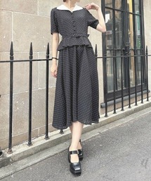 an another angelus | クレリックペプラムワンピース【1枚で快適】　夏服(ワンピース)