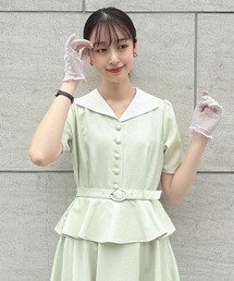 an another angelus | クレリックペプラムワンピース【1枚で快適】　夏服(ワンピース)