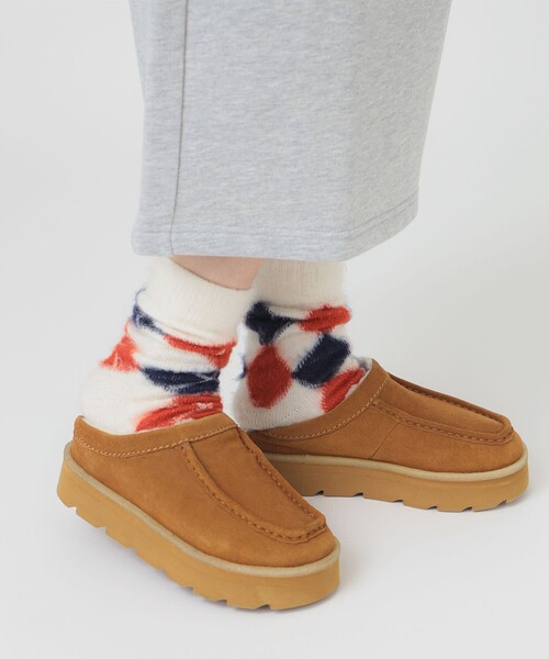 クラークスClarks キャンバスモカシンデッキシューズ 美品26.5 Clarks