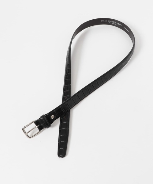 URBAN RESEARCH DOORS(アーバンリサーチドアーズ)の「LIFE STYLE TAILOR エンボスレザーベルト(ベルト・メンズ・ブラウン/ブラック・FREE)」の5枚目の写真