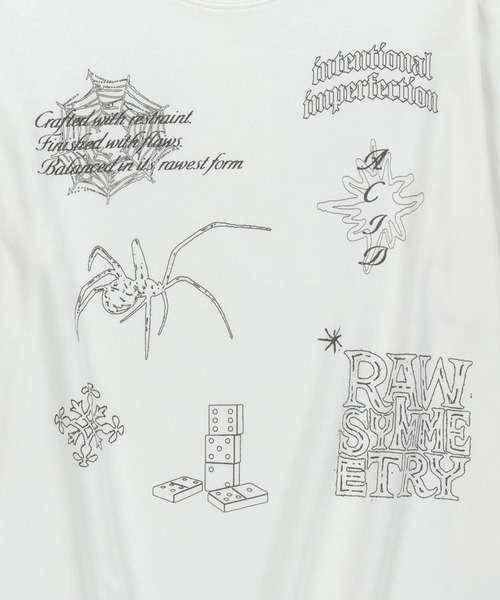 tシャツ 「UNISEX」SLOW ACID／DOODLE Ｔシャツ レディース UNISEX】SLOW ACID／DOODLE Tシャツ（Tシャツ/カットソー