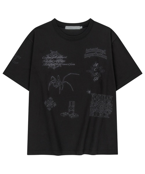 UNISEX】SLOW ACID／DOODLE Tシャツ（Tシャツ/カットソー