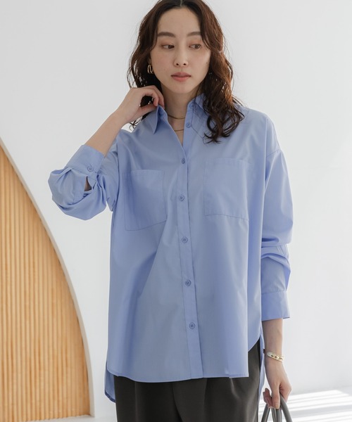 ハリ感レギュラーシャツ / 588158（シャツ/ブラウス）｜Elura