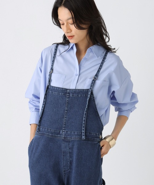 Elura（エルーラ）の「ハリ感レギュラーシャツ / 588158（シャツ/ブラウス・レディース・ブラウン/ホワイト/ライトピンク/ライトブルー/ブラック・LARGE/MEDIUM）」の17枚目の写真