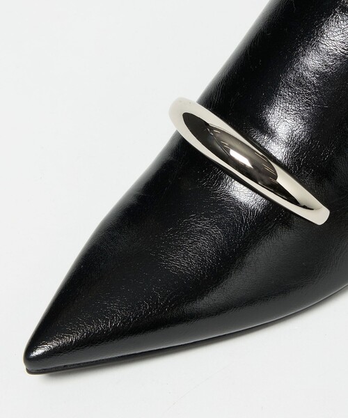 SY UNITED ARROWS(シーユナイテッドアローズ)の「<SY> ポインテッドインヒールウェッジミュール サンダル55↑(サンダル・レディース・オフホワイト/ブラック/ネイビー・22cm/22.5cm/23cm/23.5cm/24cm/24.5cm/25cm)」の13枚目の写真