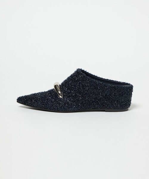 SY UNITED ARROWS(シーユナイテッドアローズ)の「<SY> ポインテッドインヒールウェッジミュール サンダル55↑(サンダル・レディース・オフホワイト/ブラック/ネイビー・22cm/22.5cm/23cm/23.5cm/24cm/24.5cm/25cm)」の15枚目の写真