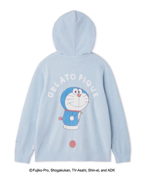ジェラートピケ ドラえもん ジャガード パーカ ドラえもん】【レディース】ジャガードパーカ（ルームウェア