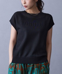 半袖ニットプルオーバー