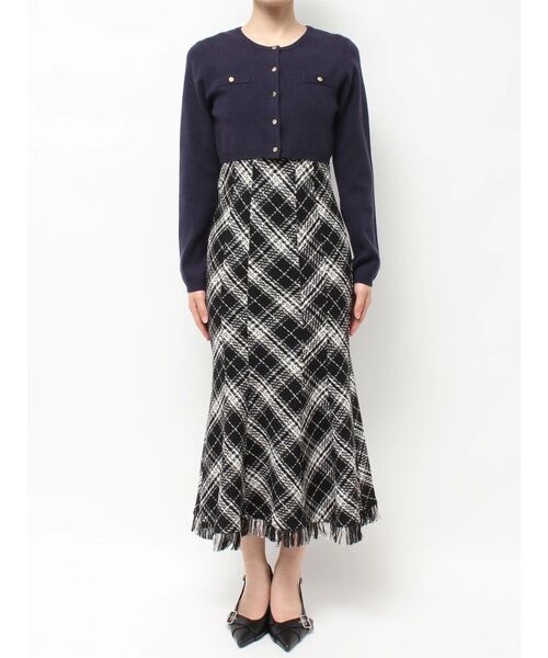 RESEXXY（リゼクシー）の「ハイゲージニットカーディガン（カーディガン/ボレロ・レディース・ホワイト/ピンク/ブラック/ネイビー・FREE）」の21枚目の写真