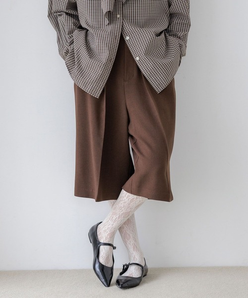 LOWRYS FARM(ローリーズファーム)の「TRハーフパンツ 455476(その他パンツ・レディース・ブラウン/チャコールグレー・MEDIUM/LARGE)」の10枚目の写真