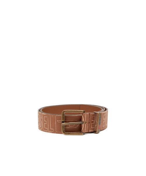 メンズ レザーベルト DIESEL LOGO B-BISCOTTO OUTLINE(ベルト メンズ レザーベルト DIESEL LOGO B-BISCOTTO OUTLINE(ベルト