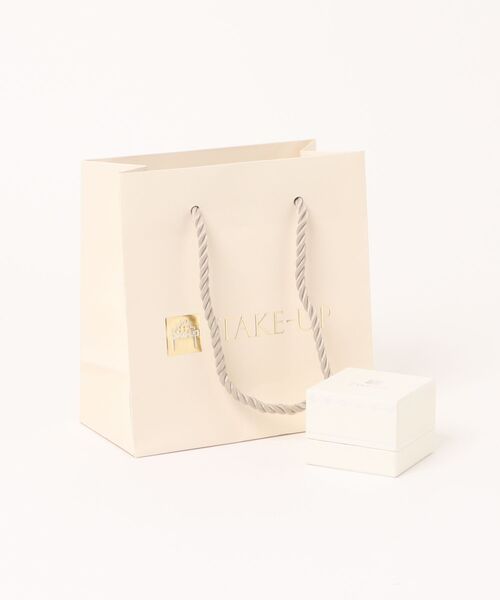 TAKE-UP（テイクアップ）の「【Lively】K10 ヒネリライン　スイングピアス( YG)（ピアス（両耳用）・レディース・イエローゴールド・FREE）」の7枚目の写真