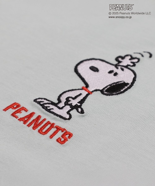 PEANUTS(ピーナッツ)の「〈ピーナッツ〉長袖Tシャツ(Tシャツ/カットソー・キッズ・ネイビー/ミント/ブラック/スモークピンク・110cm/100cm/120cm/130cm/140cm/150cm/160cm)」の8枚目の写真