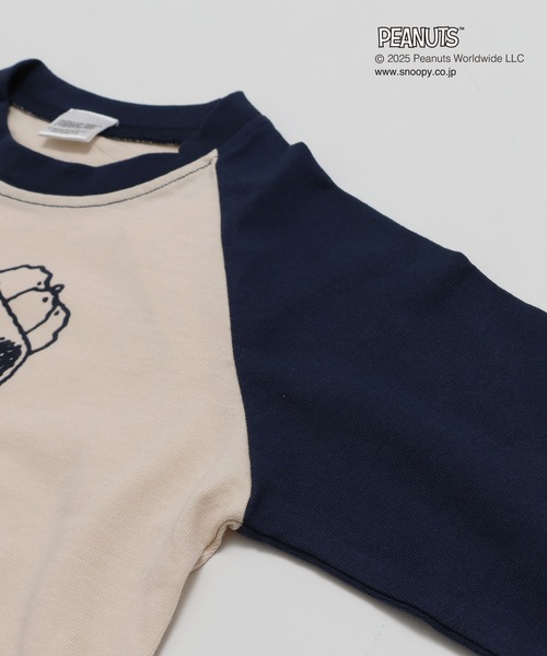 PEANUTS(ピーナッツ)の「〈ピーナッツ〉長袖Tシャツ(Tシャツ/カットソー・キッズ・ネイビー/ミント/ブラック/スモークピンク・110cm/100cm/120cm/130cm/140cm/150cm/160cm)」の12枚目の写真