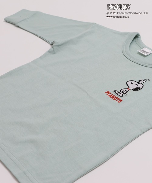 PEANUTS(ピーナッツ)の「〈ピーナッツ〉長袖Tシャツ(Tシャツ/カットソー・キッズ・ネイビー/ミント/ブラック/スモークピンク・110cm/100cm/120cm/130cm/140cm/150cm/160cm)」の14枚目の写真
