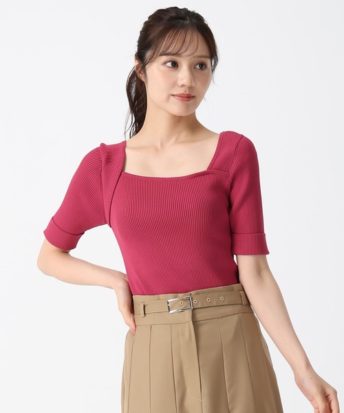 今季⭐︎2025春夏39600円販売中⭐︎美ラインリブニット新品同様 今季⭐︎2025春夏39600円販売中⭐︎美ラインリブニット新品同様 2025