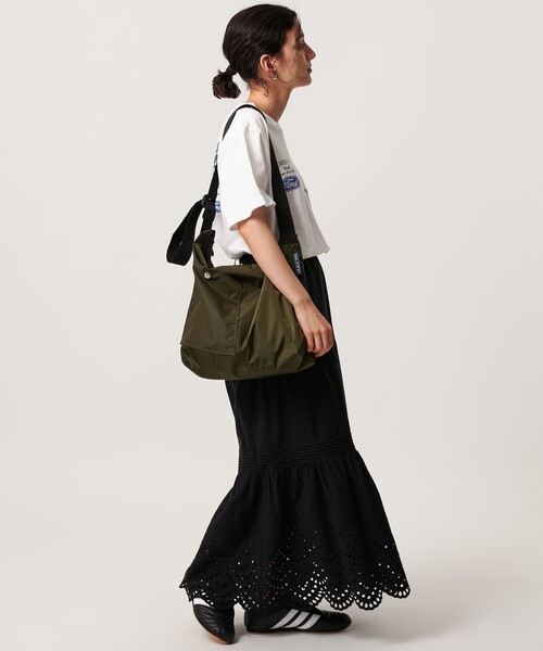 JULY NINE（ジュライナイン）の「＜JULY NINE＞SEQUEL POCKET/ショルダーバッグ（ショルダーバッグ・レディース・オリーブ/ブラック・FREE）」の5枚目の写真
