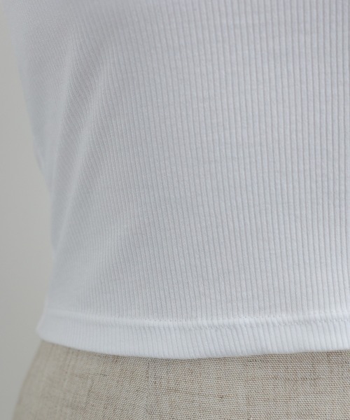 BLUEEAST（ブルーイースト）の「カップ付きレースストラップキャミソール（キャミソール・レディース・ホワイト/グレー/ブラック・MEDIUM）」の9枚目の写真