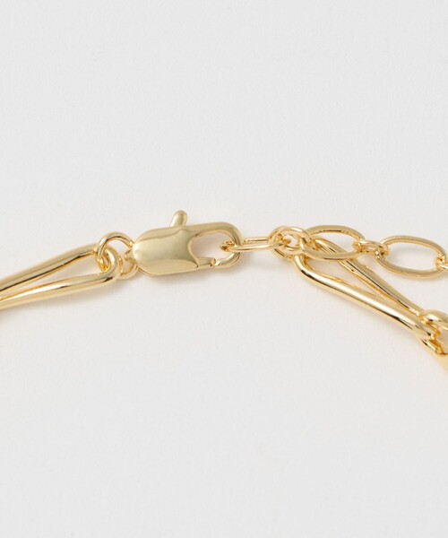 green label relaxing(グリーンレーベルリラクシング)の「ツイストデザイン チェーンネックレス(ネックレス・レディース・ゴールド/シルバー・FREE)」の7枚目の写真