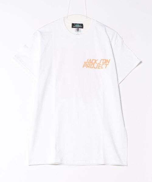 JACKSON MATISSE(ジャクソンマティス)の「【JACKSON MATISSE/ジャクソンマティス】SUMMER BREEZE 2025 S/S T-SHIRTS/アングラーズプロジェクトコラボ半袖Tシャツ(Tシャツ/カットソー・メンズ・ホワイト/ブラック・MEDIUM)」の2枚目の写真