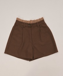 loin nuit(ロワンニュイ)のfrill layered short pants / フリルレイヤードショートパンツ(その他パンツ)