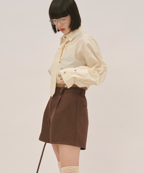 フリルラップレイヤード ショートパンツ tinajojun フリルラップレイヤード ショートパンツ M - メルカリ