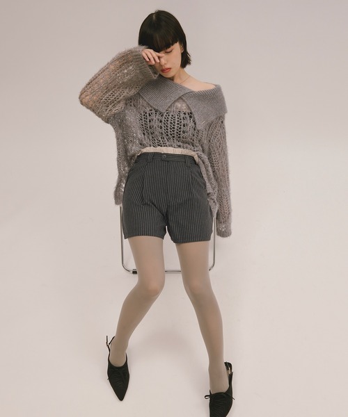 loin nuit(ロワンニュイ)の「frill layered short pants / フリルレイヤードショートパンツ(その他パンツ・レディース・ネイビー/ブラウン/グレー・FREE)」の17枚目の写真