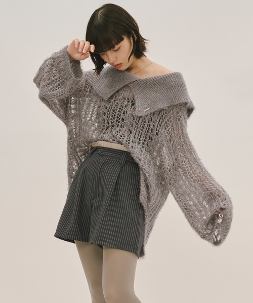 loin nuit(ロワンニュイ)の「frill layered short pants / フリルレイヤードショートパンツ(その他パンツ・レディース・ネイビー/ブラウン/グレー・FREE)」の11枚目の写真