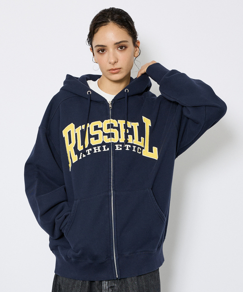 RUSSELL ATHLETIC ATTISESSION ネイビー スウェット RUSSELL ATHLETIC ATTISESSION ネイビー スウェット