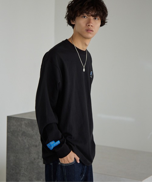 PBLIM(ページボーイリム)の「《UNISEX》カンパニーロゴロンT(Tシャツ/カットソー・レディース・ブルー/オフホワイト/ブラック・LARGE/MEDIUM)」の21枚目の写真