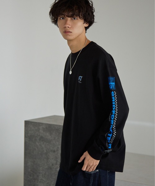 PBLIM(ページボーイリム)の「《UNISEX》カンパニーロゴロンT(Tシャツ/カットソー・レディース・ブルー/オフホワイト/ブラック・LARGE/MEDIUM)」の22枚目の写真