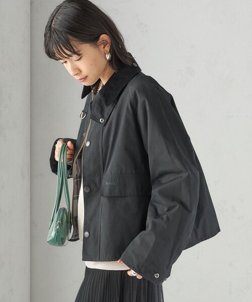 Barbour（バブアー）の「【SHIPS別注】Barbour:SPEY ジャケット（その他アウター・レディース・オリーブ/ブラック・MEDIUM/SMALL）」の5枚目の写真