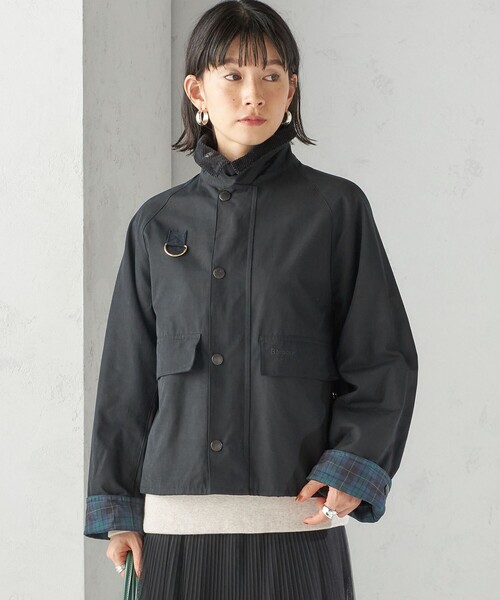 Barbour（バブアー）の「【SHIPS別注】Barbour:SPEY ジャケット（その他アウター・レディース・オリーブ/ブラック・MEDIUM/SMALL）」の8枚目の写真