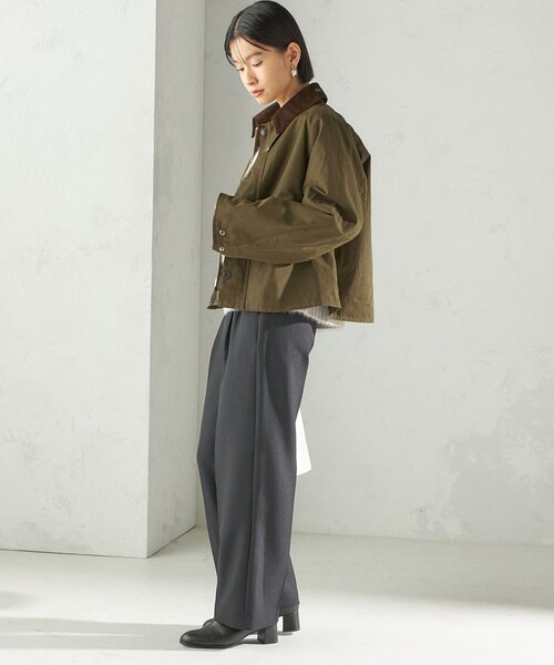 Barbour（バブアー）の「【SHIPS別注】Barbour:SPEY ジャケット（その他アウター・レディース・オリーブ/ブラック・MEDIUM/SMALL）」の12枚目の写真