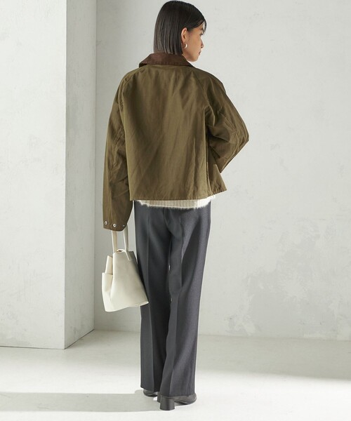 Barbour（バブアー）の「【SHIPS別注】Barbour:SPEY ジャケット（その他アウター・レディース・オリーブ/ブラック・MEDIUM/SMALL）」の13枚目の写真