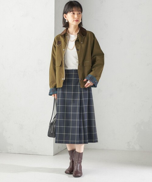 Barbour（バブアー）の「【SHIPS別注】Barbour:SPEY ジャケット（その他アウター・レディース・オリーブ/ブラック・MEDIUM/SMALL）」の20枚目の写真