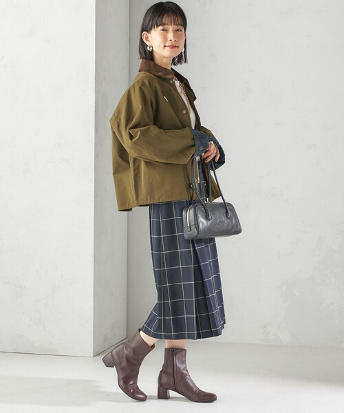 Barbour（バブアー）の「【SHIPS別注】Barbour:SPEY ジャケット（その他アウター・レディース・オリーブ/ブラック・MEDIUM/SMALL）」の21枚目の写真