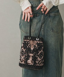 SENSE OF PLACE by URBAN RESEARCH | コードシシュウベロアバッグ(ハンドバッグ)