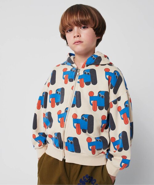 セール】総柄Doggy Mate羽織り フード有り【キッズ】（パーカー