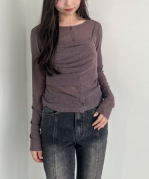 archives(アルシーヴ)のシアーベロアタックビスチェアンサンブル(アンサンブル)