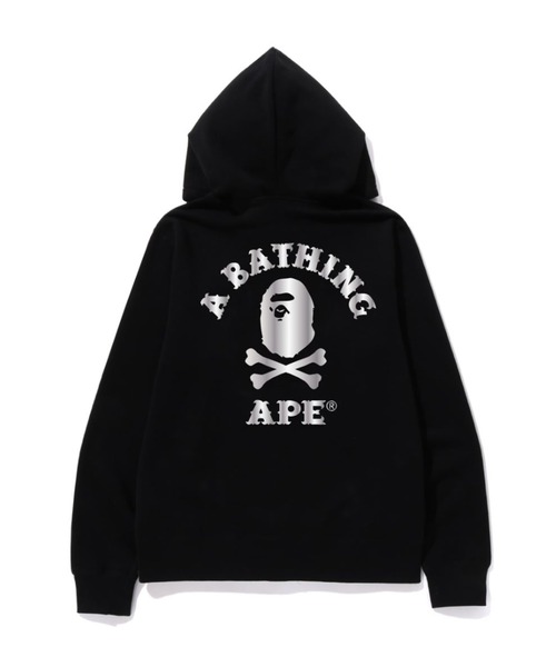 APE CROSSBONE COLLEGE ZIP HOODIE（パーカー）｜A BATHING APE（ア
