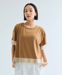 ketty（ケティ）の「グログラン*チュールキリカエカットソー≪手洗い可能≫（Tシャツ/カットソー）」