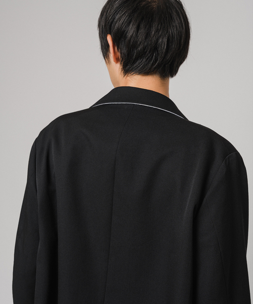 EDIFICE（エディフィス）の「VISTO ギャバ ダブル ジャケット【セットアップ着用可】（テーラードジャケット・メンズ・ブラック/ベージュ・LARGE/MEDIUM/SMALL）」の22枚目の写真