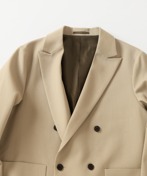 VISTO ギャバ ダブル ジャケット【セットアップ着用可】（テーラード